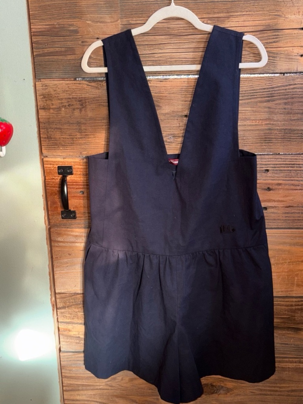 Lucky Marche Loose Fit V-Neck Overalls - Picture 2 of 7